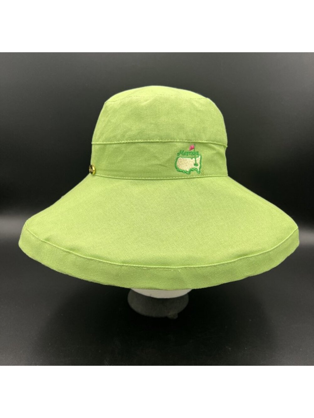 Masters Scala Pro Bright Green Cotton Adjustable Formable Wide Brim Sun Hat Golf